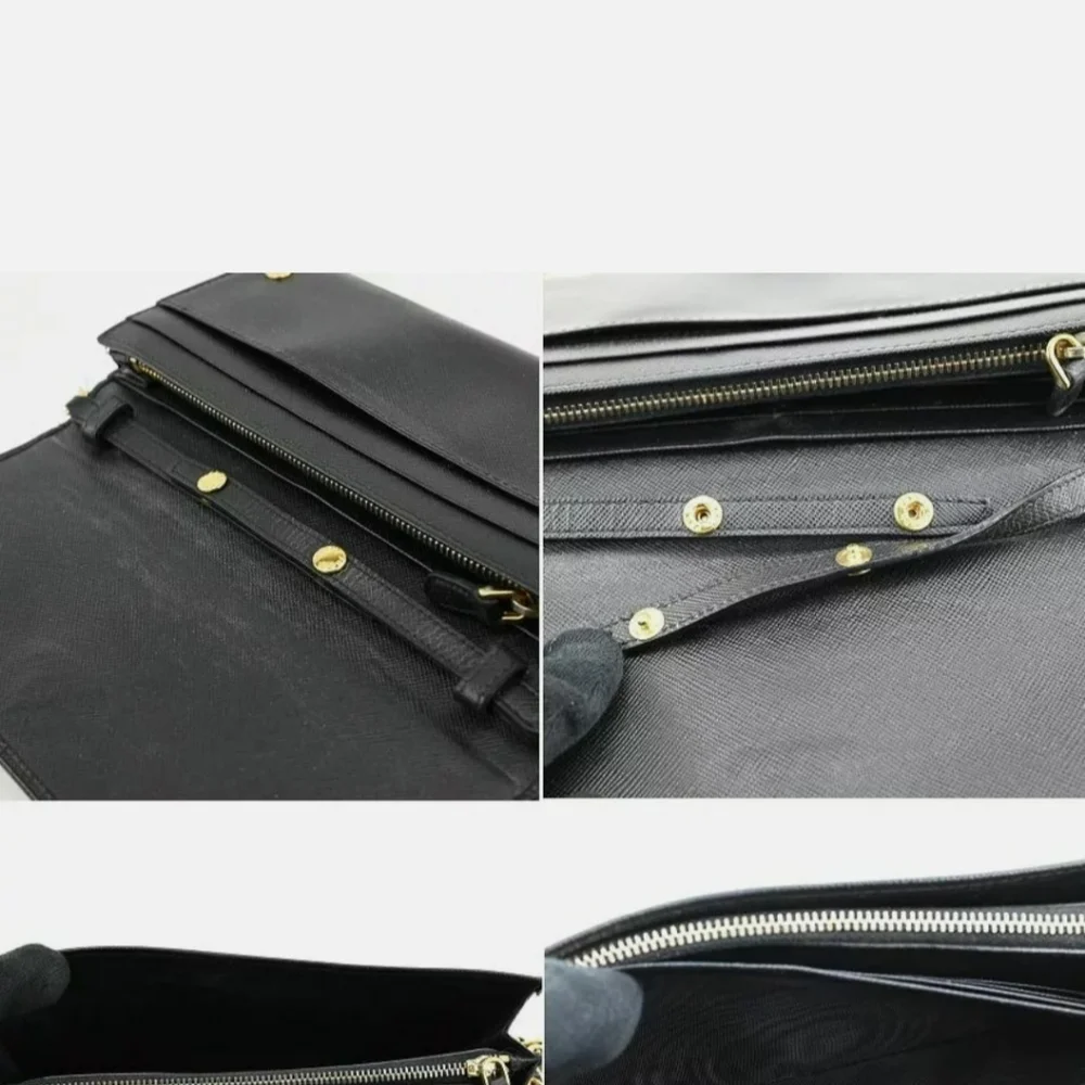 Prada Saffiano Wallet on a Chain - Picture 7 of 8